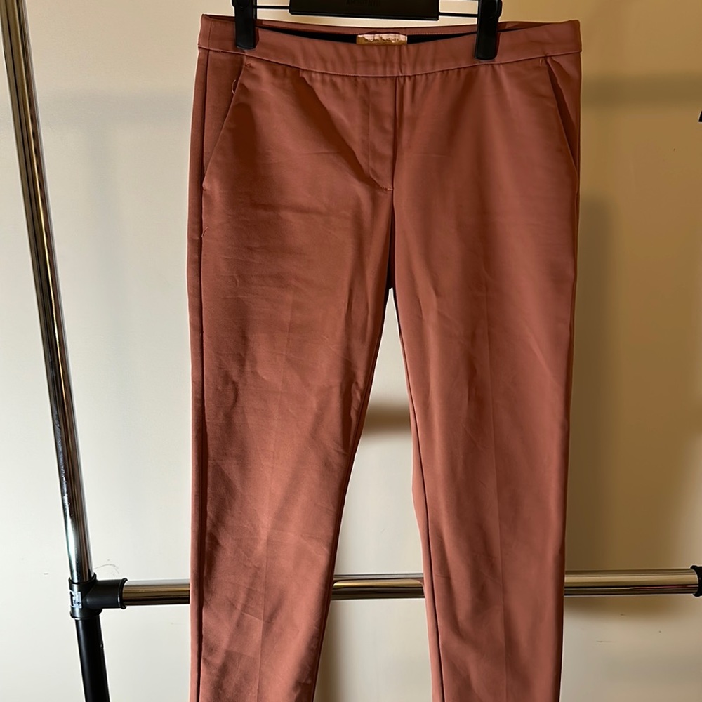 Women’s pink pants. Size 8. Elastic waist. Great condition. Ankle. Stretch.
